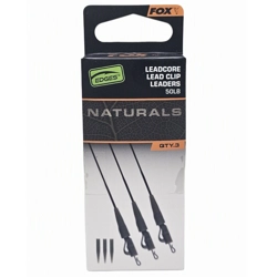 Fox Edges Naturals Leadcore Lead Clip Leaders 50lb